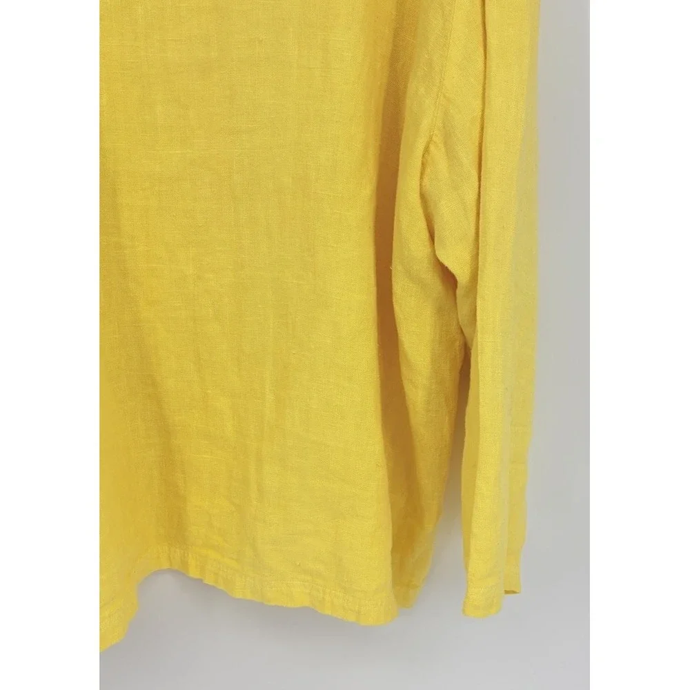 Nannette Keller Linen Lightweight Jacket Shirt Shacket Plus Size 3X